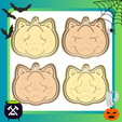 Cortador-Set-Calabazas-gatito.png Cookie Cutter -Pumpkin Kitty Set (Halloween)