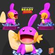 3side.jpg Shiny Mudkip - Pokemon Fanart