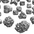 Assem9.JPG Geometrical space debris and asteroids 3D print model