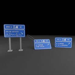 Render.jpg Download STL file Traffic signs • 3D printer template, Working