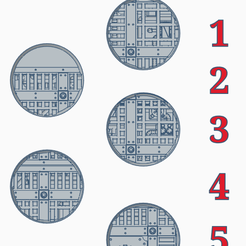 40mm_1.PNG Free STL file 40mm bases "Sector Mechanicus"・3D print design to download