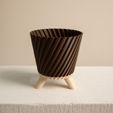 twisted-planter-with-legs-slimprint.jpg Twisted Planter with Legs, (vase mode)