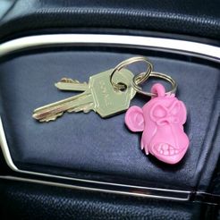 WhatsApp-Image-2023-08-01-at-06.55.31.jpeg STL file Bored Ape Head Keychain・3D printer design to download
