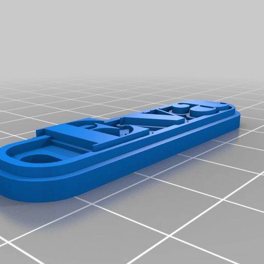 Llavero Eva 3D model