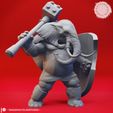 Loxodon_02b.jpg Loxodon Barbarian - Tabletop Miniature (Pre-Supported)