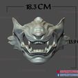 wolf-of-Tsushima-mask-stl-file-12.jpg Wolf of Tsushima Mask - Ghost of Tsushima