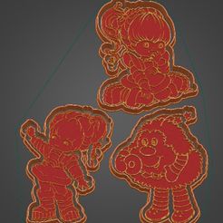 Screenshot-2022-02-07-101509.jpg STL file 3 Rainbow Brite cookie cutters・Model to download and 3D print