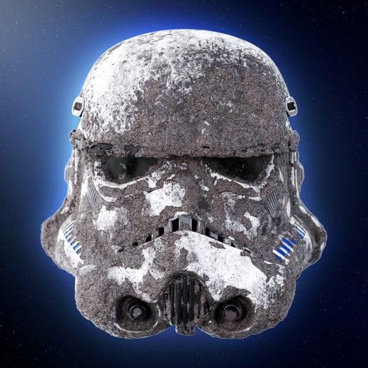Stormtrooper Mimban trooper Solo helmet mud