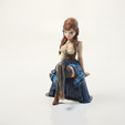 Anna-Frozen-_Photo1_coloured.png Anna Frozen Princess Figurine 3D Printable