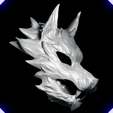 Zv1R-2-1.png Wolf head detailed with scroll kitsune type