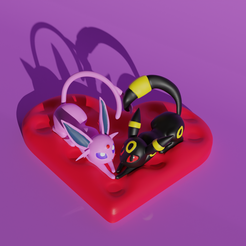 STValentin.png Pokemon Noctali and Mentali Valentine's Day