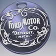 Ford_Logo_old_Key2.jpg Ford Logo key chain (three pieces)- porte-clés - schlüsselanhänger