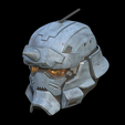 angled.png Full Metal Helmet with attachments 3d print file