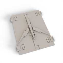 Rhino-Top-Door-Silver-Templars.png STL file Rhino Top Doors (Silver Templars)・3D print design to download