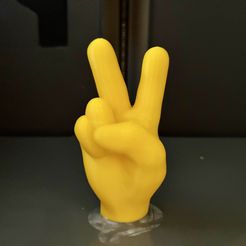 3C50800D-708F-4A7F-AE30-0A3A2F539A07.jpg STL-Datei Emoji Hand - Siegeshand ✌️ Friedenssymbol・3D-Druck-Idee zum Herunterladen