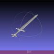 meshlab-2020-03-10-03-08-32-01.jpg Sword Art Online Alicization Alice Sword Printable Assembly