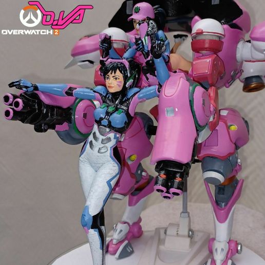 🤖 Overwatch2 – DVA 1/10th and 1/6th Scale by SPARX・ 3D File for ・Cults