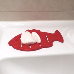 IMG_0717.jpg STL file Fish Soap Holder / Porte savon poisson・3D printable model to download