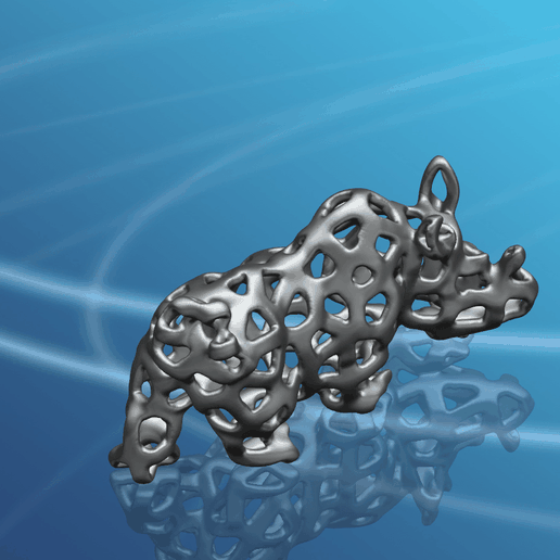 Rhinoceros in voronoi shape-03.png Voronoi Rhino