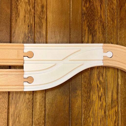brio_train_track_single_to_double_5.jpg Train Track - Single to Double Track Switches - Compatible with BRIO and Others