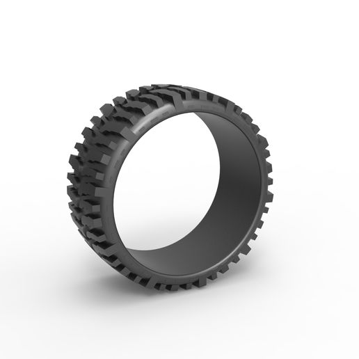 Super Swamper Bogger tire Ring 3D model