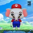 Mario-Elefante-deslimjim.png SUPER MARIO BROS ELEPHANT WONDER FUNKO POP TOYART