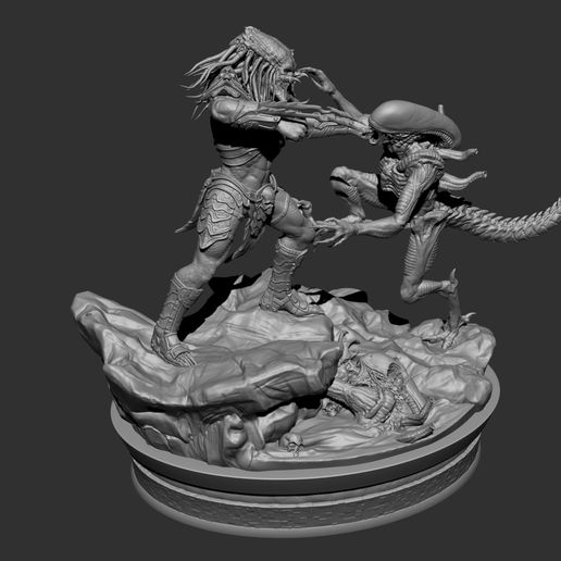Predator_Xeno_4.jpg Alien VS Predator Statue