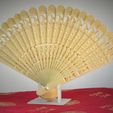 wood_fan2.jpg 3D Printed Chinese Oriental Folding Fan (No Assembly Required)