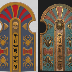 Shield.png Tomb Kings Shield / Warhammer Funerary Kings Shield