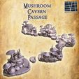 Mushroom-Cavern-Passage-3-t.jpg Mushroom Cavern Passage 28 mm Tabletop Terrain