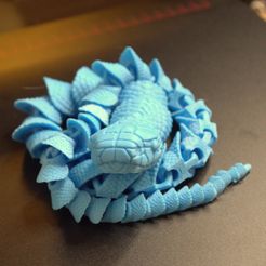 serpent_make_1.jpg STL file flexi print-in-place snake・3D printing idea to download