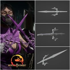 Cursed-Emrevati.jpg Archivo 3D Mileena sai - Cursed Emrevati de Mortal Kombat 11・Design para impresora 3D para descargar, ShQarOk