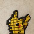 20230831_145608.jpg 025 Pikachu pixel art    (Updated with .3mf version)