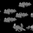 all-bois-weapons.jpg 3D file HEAVY GRAVITY BOIS BODY and WEAPONS・3D print design to download