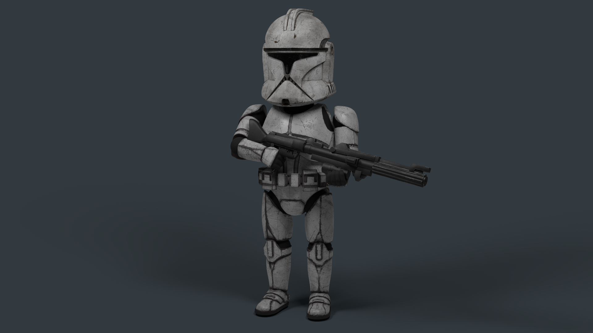 CP01_Stand Pose_Big Gun.png 3D file Clone Trooper・3D print design to download, 3dprintink