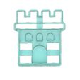 Castle-Tower-1-Cookie-Cutter.jpg SAND CASTLE TOWER COOKIE CUTTER, CASTLE TOWER COOKIE CUTTER