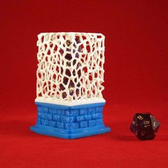 plinth_case.jpg Free 3D file D&D Dice Cage・3D printable design to download