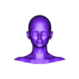 7.stl SET 8 HEADS 3D HEAD FACE FEMALE CHARACTER WOMEN TEENAGER PORTRAIT DOLL BJD LOW-POLY 3D MODEL