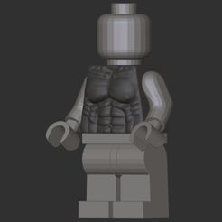 fvtuyjfv.jpg STL file Lego muscular torso・3D printing design to download, ClayMan3D