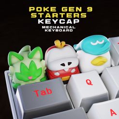 starters_9na_gen.jpg Poke Gen 9 starters - Keycaps Collection - Mechanical keyboard