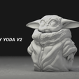 BY v002.png OBJ-Datei Baby-Yoda kostenlos・Vorlage für den 3D-Druck zum herunterladen