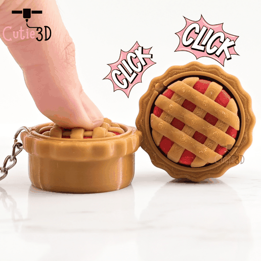 Cutie3D-Twisty-Keycap-Fidget-Clicker-Keychain-For-Pie-Lovers-01.png Цифровые загрузки - Cutie3D Twisty Keycap Fidget Clicker Keychain For Pie Lovers - Cute Backpack Keychain