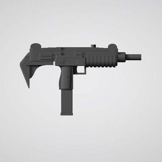 Uzi Core 2 - 1:12 Action Figure Weapon - 3D model önizlemesi