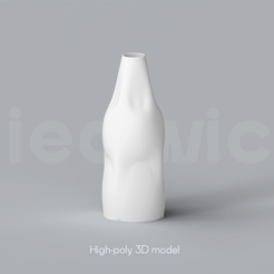 A_5_Renders_1.png Niedwica Vase A_5 | 3D printing vase | 3D model | STL files | Home decor | 3D vases | Modern vases | Abstract design | 3D printing | vase mode | STL