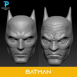 Batman-Cult3D-image.jpg Batman V1 and V2 heads (CULTS CU-ND - COMMERCIAL USE - NO DERIVATIVE)