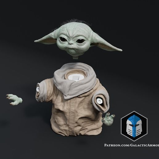 30250.jpg Grogu Figurine - Pose 3 - 3D Print Files