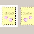 3.jpg square cookie  simple desing  MODEL 2