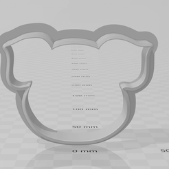 Capture-cochon.png STL file Pig cookie cutter・3D printing idea to download