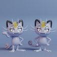 alolan-meowth-render.jpg Pokemon - Alolan Meowth and Persian with 2 poses