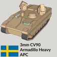 Armadillo.jpg 3mm Modern CV90 Family of Armored Vehicles
